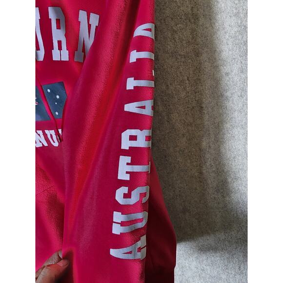 AUSTRALIA Pink Medium Weight MELBOURNE Pullover Hoodie SZ M - Picture 4 of 9